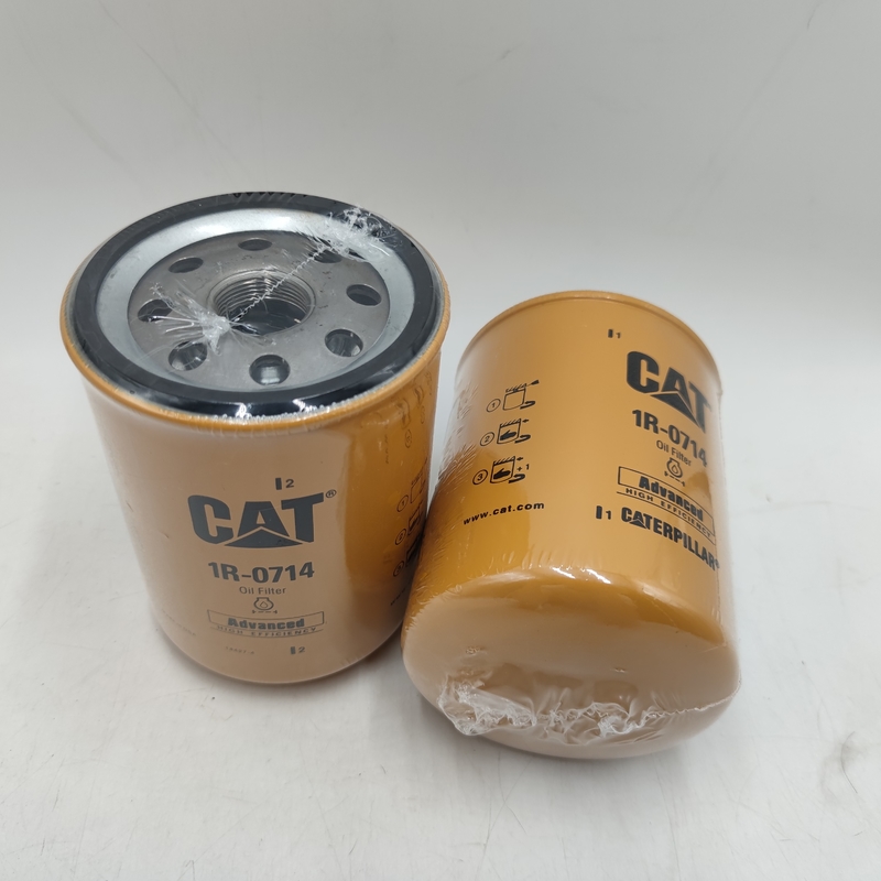 Elemento de filtro do óleo lubrificante da eficiência elevada 1R-0714 para o motor de automóveis