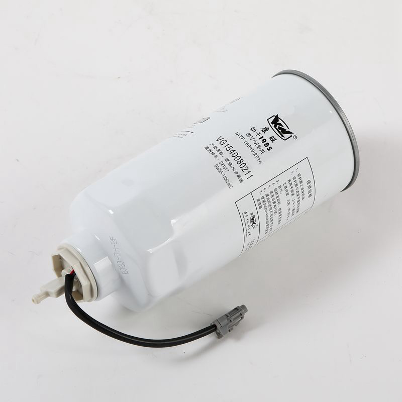 VG1540080211 Filtro de óleo diesel de grande capacidade para motores a combustível alternativo