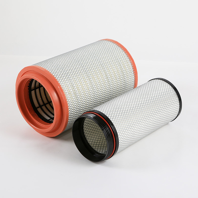 Filtros de ar de caminhão de alta eficiência de filtragem Área de filtragem maior