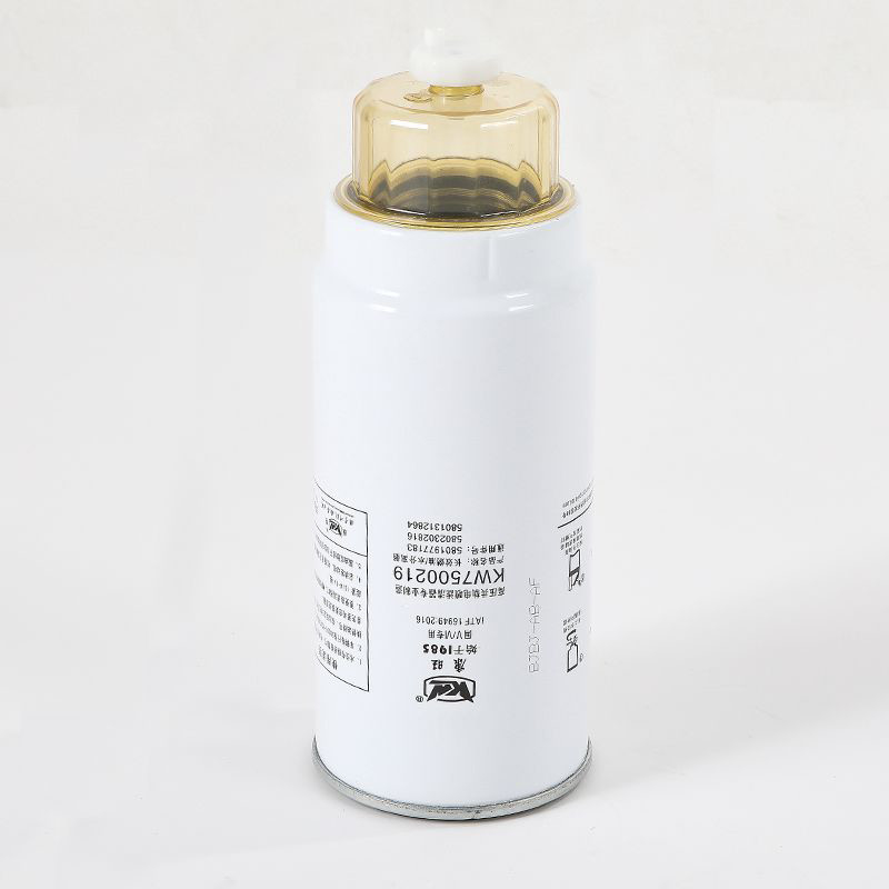 KW7500219 Filtro de combustível de camião de 1 ano com baixa manutenção e filtragem eficaz