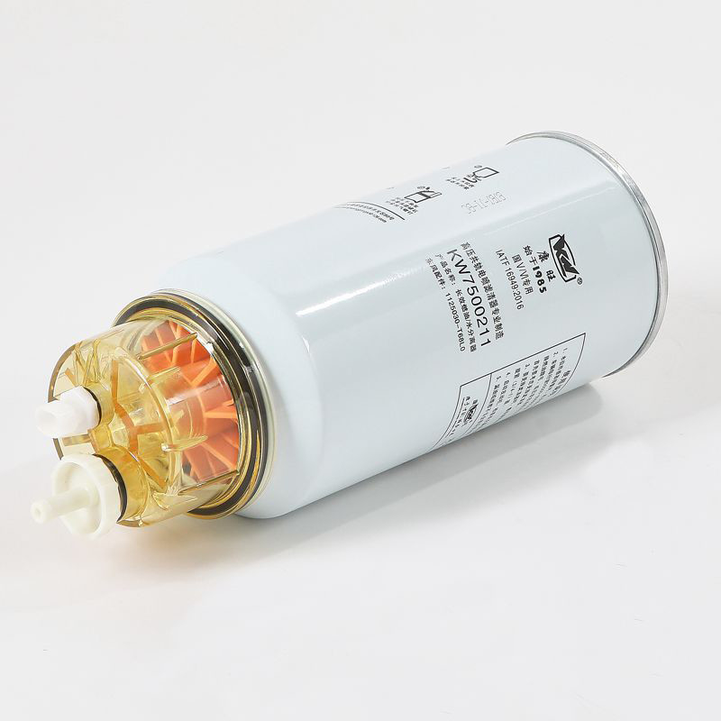 KW7500211 Filtro de combustível de camião de alta taxa de fluxo com e material metálico para filtração de combustível