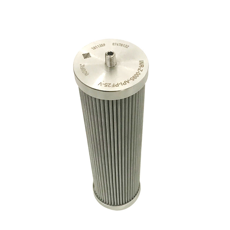 Material do aço de Filtro Hidráulico Stainless da máquina escavadora da dobradura do OEM
