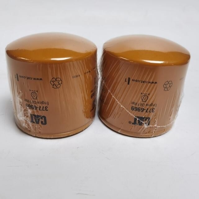 precisão de aço inoxidável de 306E 306E2 CAT Filtro de óleo 377-6969 Mesh Material 200μm