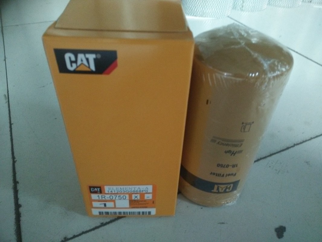 Filtro de combustível do CAT 1r0750 para a certificação da máquina escavadora ROHS de 336D 345D 349D