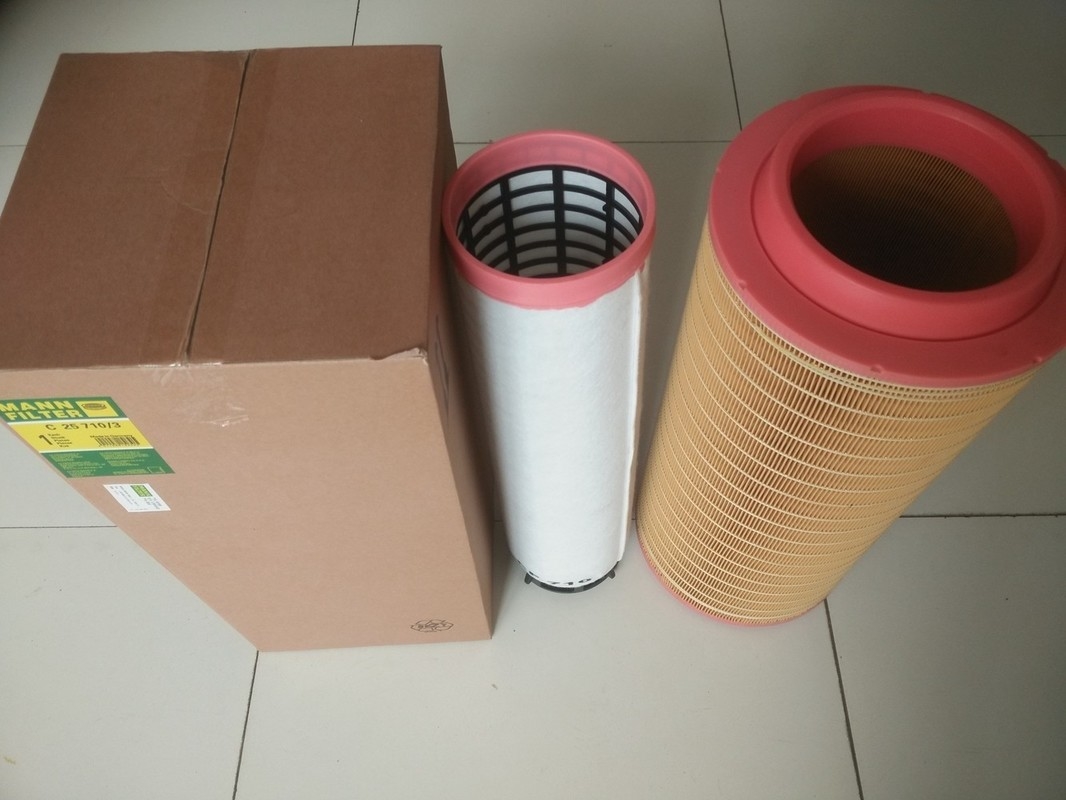 Filtro do compressor de ar do parafuso C25710 3 para o certificado do ISO 9001 do atlas