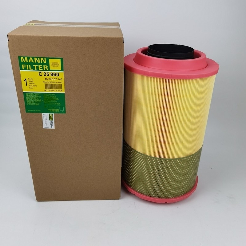 Filtro de ar C258602 do compressor do parafuso de Mann 1631043500 para setores mineiros