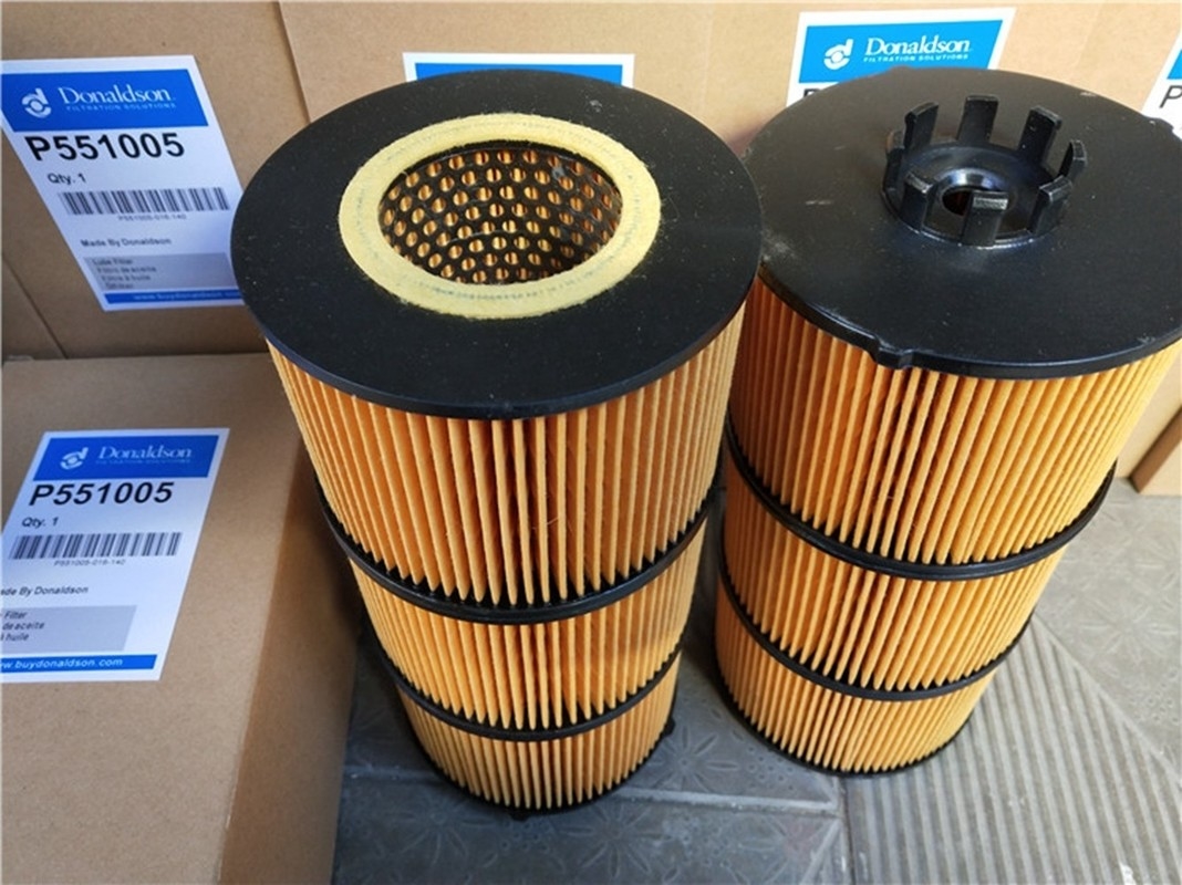 cartucho de 200μM Lube Filtro de óleo, filtro de óleo hidráulicos de P551005 Donaldson