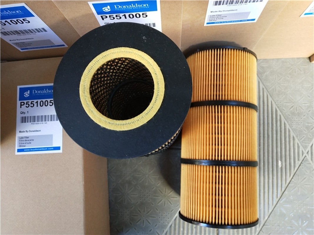 cartucho de 200μM Lube Filtro de óleo, filtro de óleo hidráulicos de P551005 Donaldson