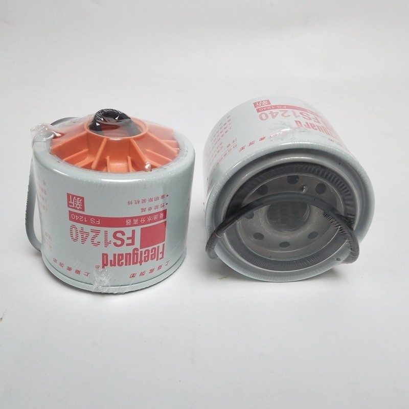 Material da fibra de vidro do filtro FS1240 3831871S do separador de água do combustível diesel de Cummins